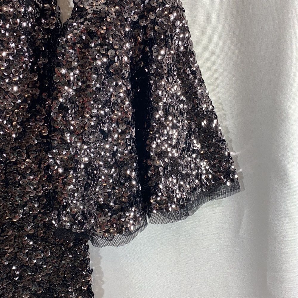 FREE PEOPLE DEZDEMONA MINI DRESS BLACK - Picture 6 of 11